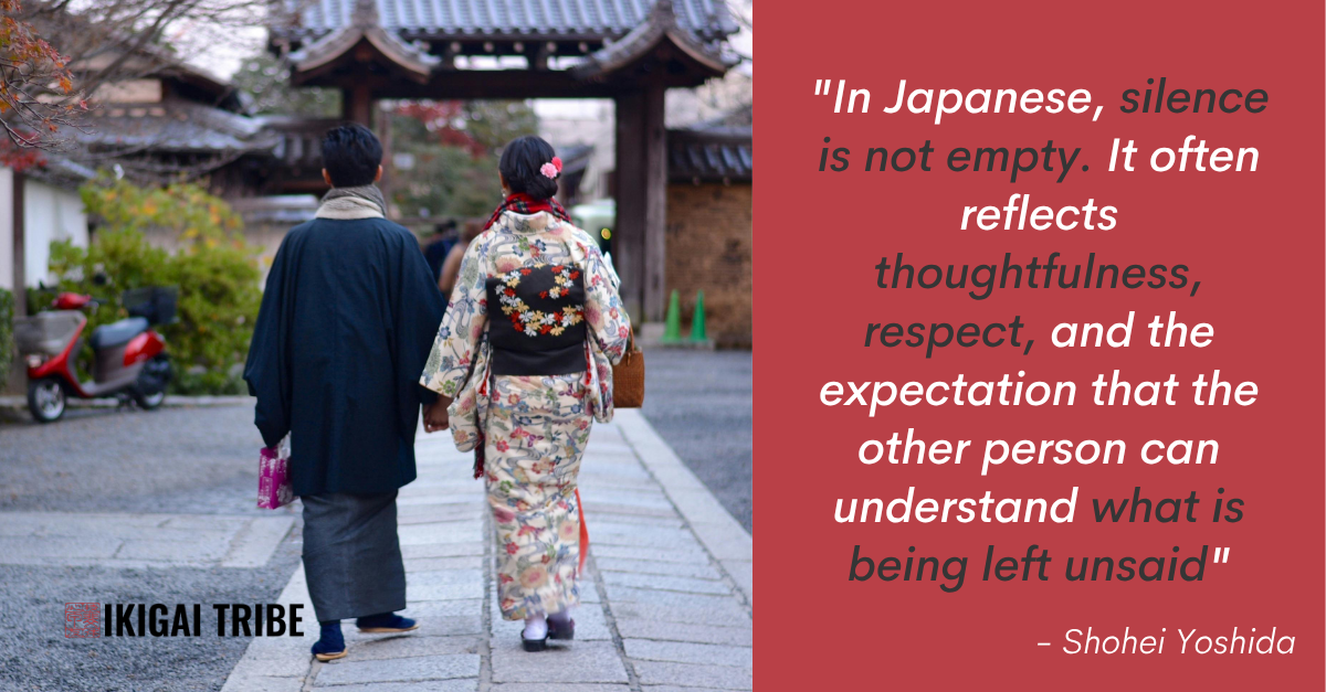 Silence in Japan communicates