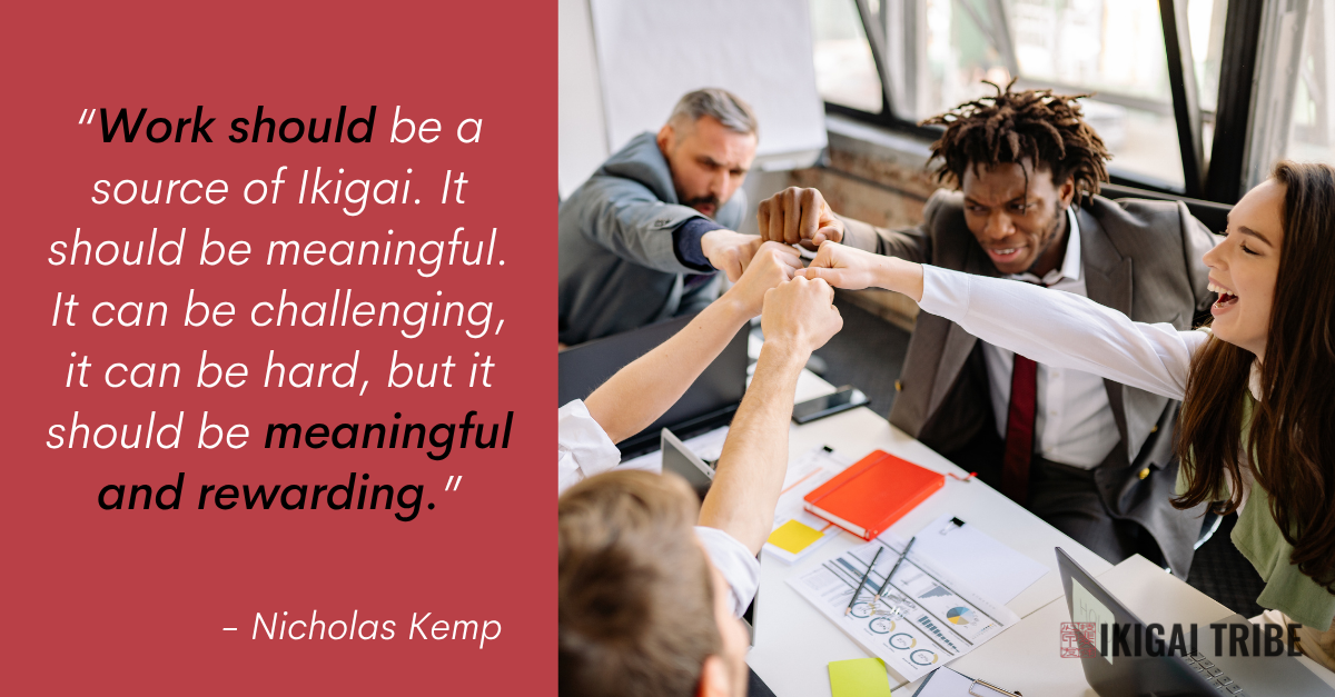 Work as a source of ikigai